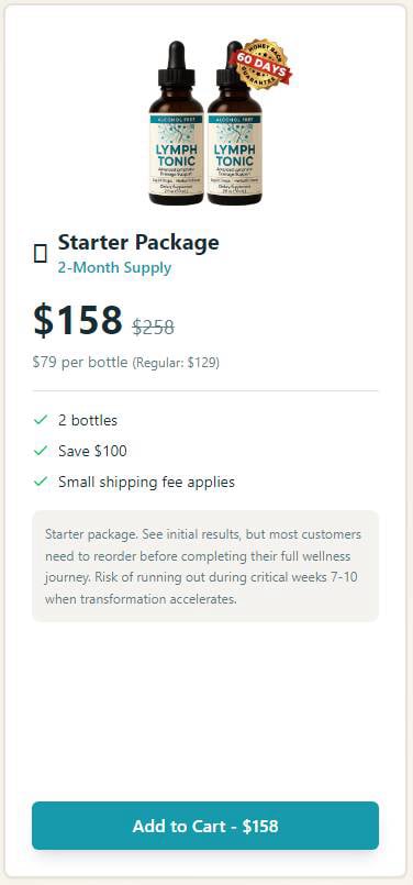 Lymph Tonic 2 Bottle Offer