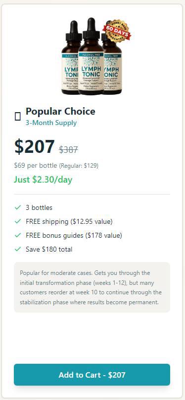 Lymph Tonic 3 Bottles Offer
